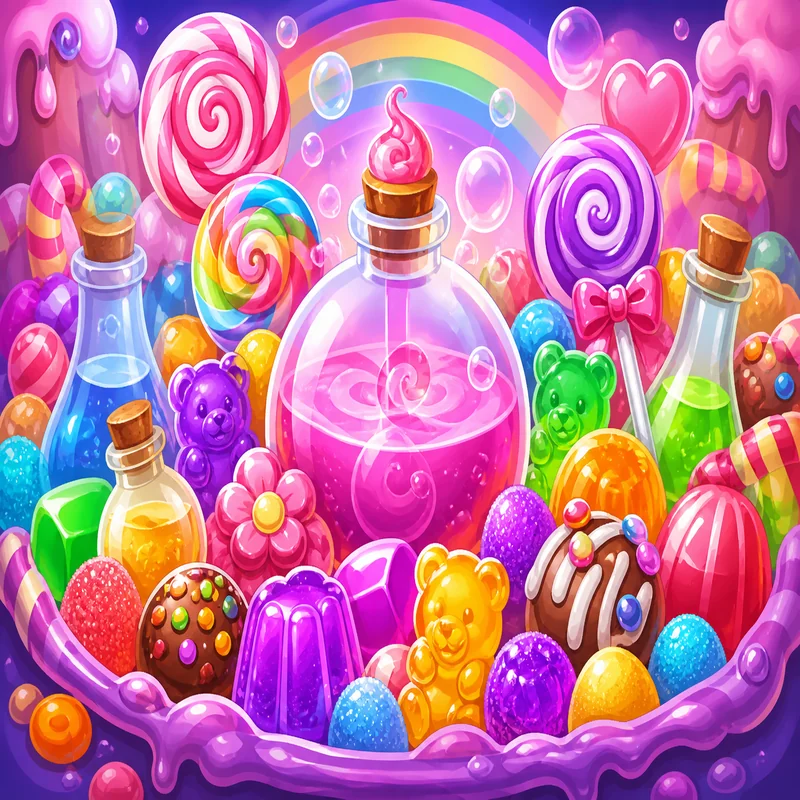 Sweet Alchemy 100 game art
